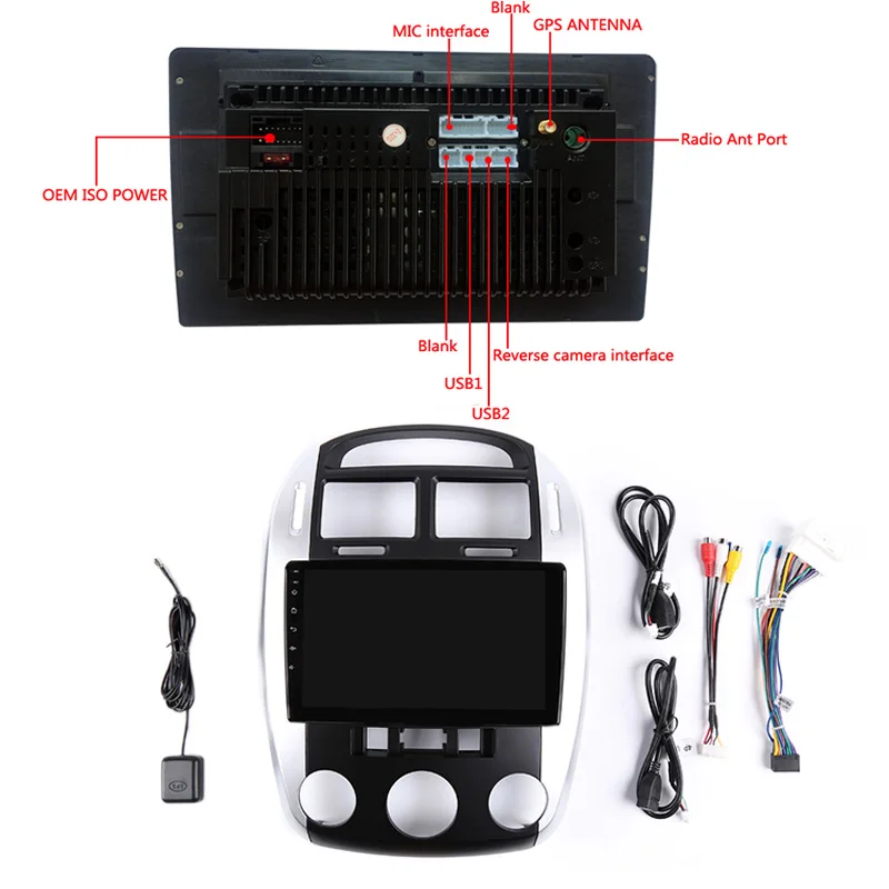 Clearance 9" 2+32G 2.5D IPS Android 8.1 Car DVD Multimedia Player GPS for kia cerato 2007 2008 2009 2010-2012 car radio stereo navigation 19