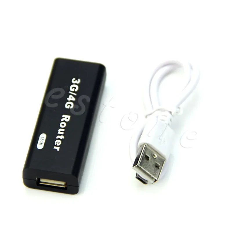 

Portable ini 3G/4G Wifi Router Wireless Wifi Router 4G Hotspot RJ45 150Mbps Wifi Hotspot Support 3G USB Modem