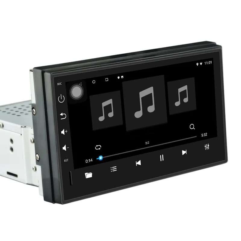 4GBRAM 32GBROM Универсальный Android 8 1 1Din автомобильный радиоприемник мультимедийный