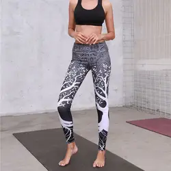 Новинка 2018 года, леггинсы с 3d принтом для девочек, длинные штаны для женщин, спортивные штаны для фитнеса, брюки для бега