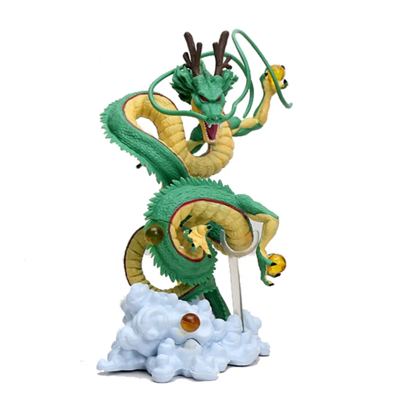 Dragon Ball Z Shenron Shenlong 16 см creator x creator ПВХ экшен-фигурка модель игрушки - Цвет: Green opp bag