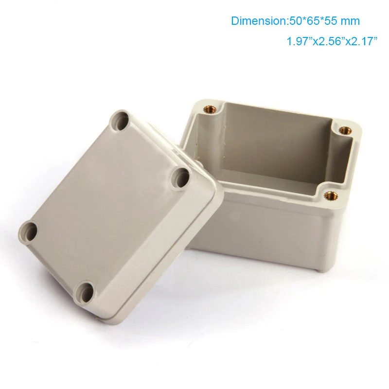 

Free shipping , IP66 Waterproof Small Boxes ABS plastic junction enclosure .distribuiton box 50*65*55mm