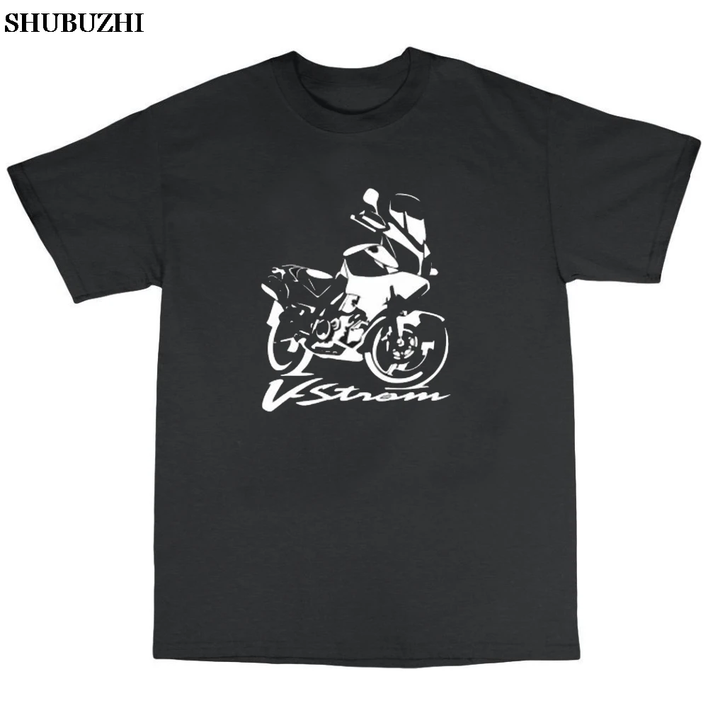 

Motorcycle Cotton Suz Vstrom 650 V Strom Dl Man for Men shubuzhi New Short Cotton Casual Men Slim Fit Custom Slim T-Shirt