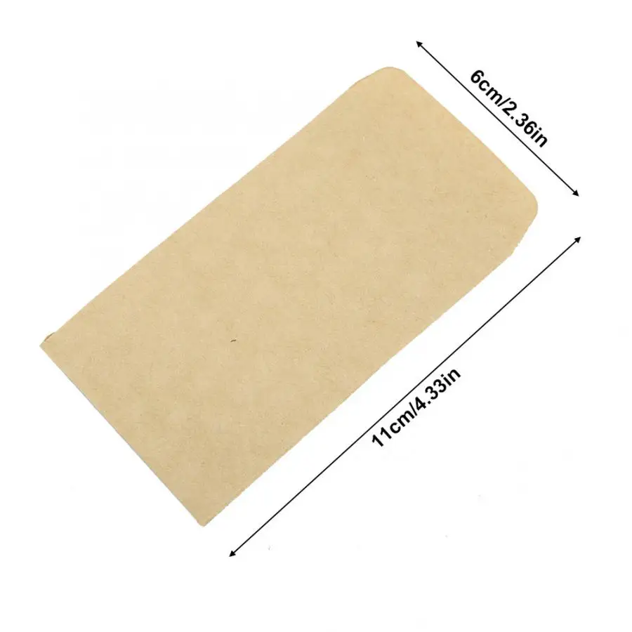 100pcs Kraft Paper Bags Corns Wheat Rice Seeds Packaging Powerful Bag Envelop Style Kraft Bags Kraft Paper Seed Protective