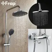 FRAP Shower System wall mounted high quality bathroom shower mixer bath shower faucet taps bath shower head set bathtub faucets