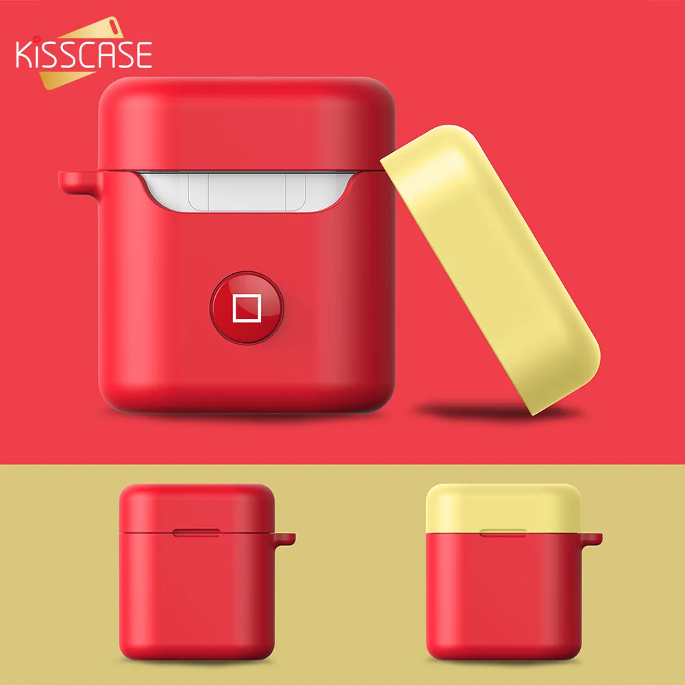 

KISSCASE Fashion Earphone Case Box For Huawei FreeBuds 2 2 Pro Cases For Huawei Honor Flypods Bluetooth Earphones Silicone Cover