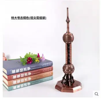 

31.5*11.5CM Extra large east Pearl tower model Furnishing articles Special tourist souvenirs decoration Home sculpture statue