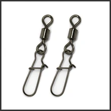 ANZHENJI 400 шт. рыболовный шарнир с хорошей защелкой крючок Приманка рыболовный разъем поворотный Pesca