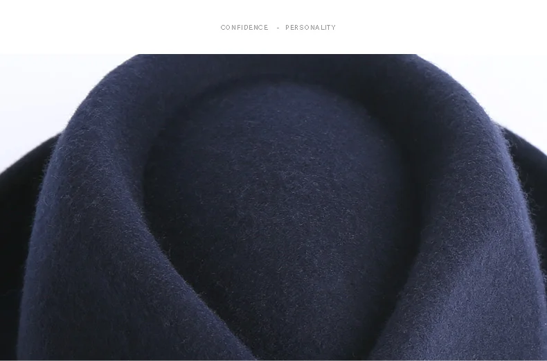 LUCKYLIANJI Retro Hard Felt Women Men Fold Wide Brim Billycock Sag Top Bowler Derby Jazz Fedora Panama Casual Hats (Size:57cm) cream fedora hat