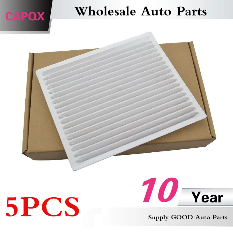 Capqx 5pcs Cabin Air Filter Oem 88568 52010 For Yaris Echo Verso