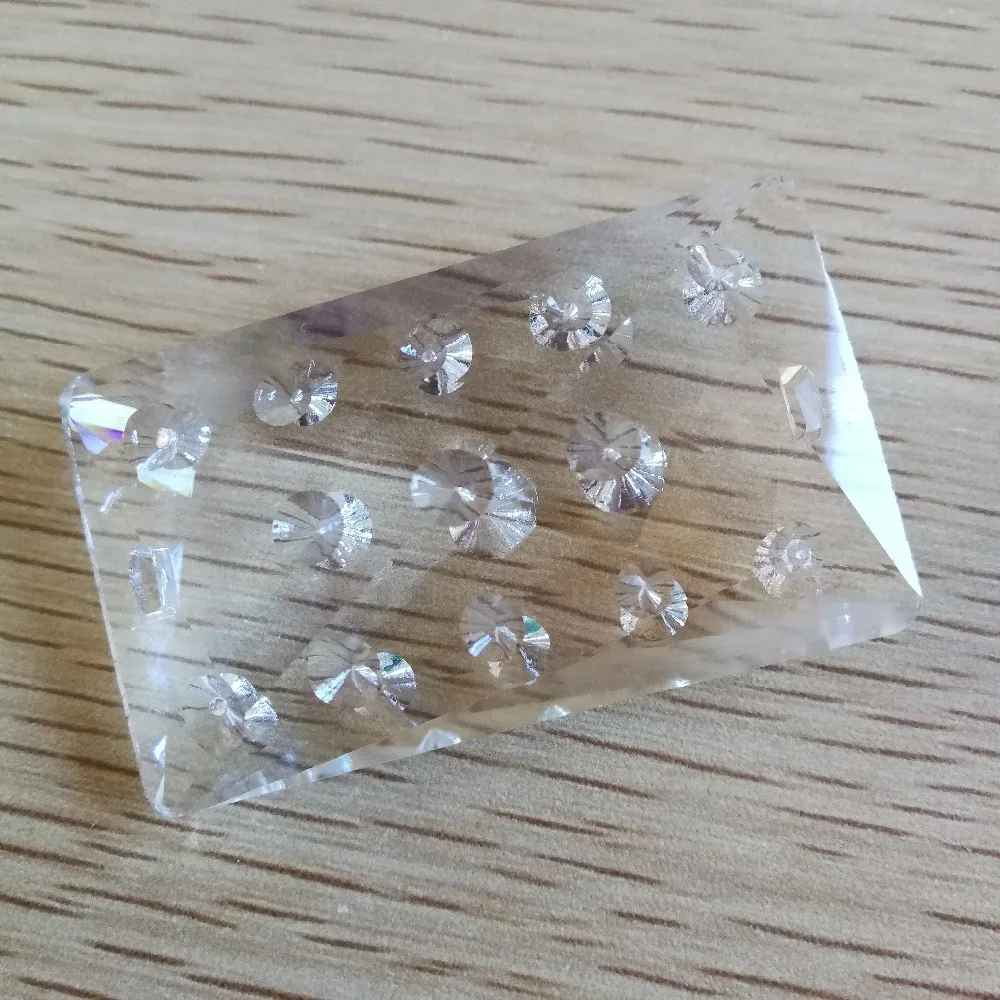 Buy crystals for light fixtures 30x50mm Clear crystal