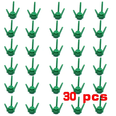 Blade grass Green plant Building Blocks Accessories Assembling city forest garden Figures Street view model child christmas toys no box-H7-1