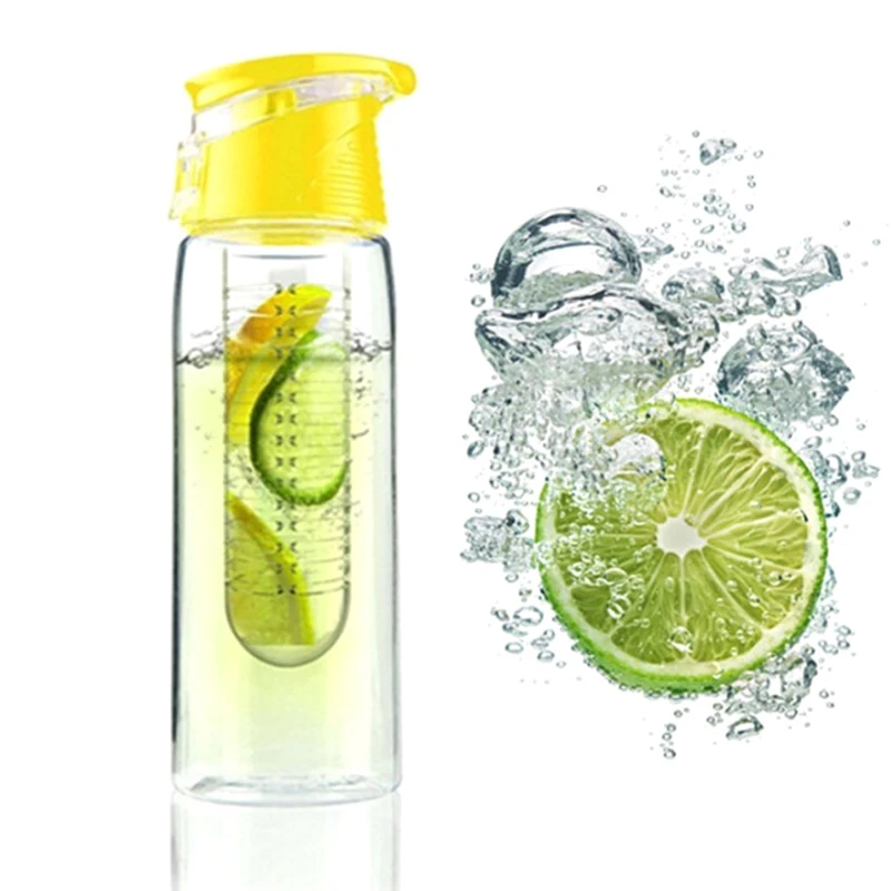 Fashion 1PC High Quality Travel Sport Juice Maker Layer Creative Solid Color Water Bottle | Дом и сад