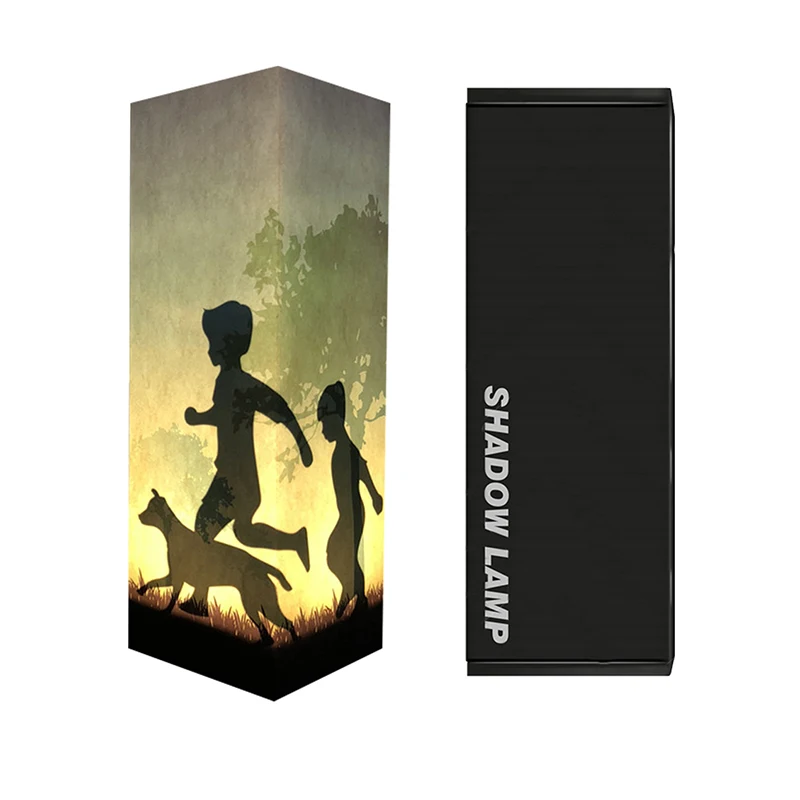 shadow bedroom table lamp dog boy kid room sleep aid light warm white touch sensor battery led lighting OEM gift IY303169-13 | Освещение
