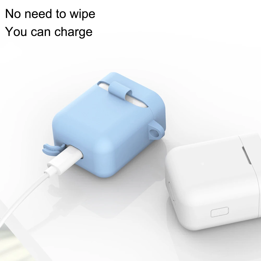 

Soft Silicon Earphone box Protective Case For Xiaomi Airdots Bluetooth Earphone Cases Headphone Charging Cover without Earphone