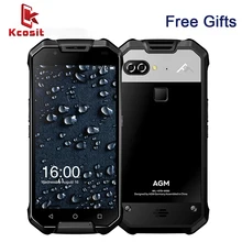 Оригинал AGM X2 IP68 прочный Водонепроницаемый телефон Android 7.1 5.5 “FHD 6 ГБ Оперативная память 64 ГБ Встроенная память MSM8976SG Octa core Dual Камера 12MP 6000 мАч