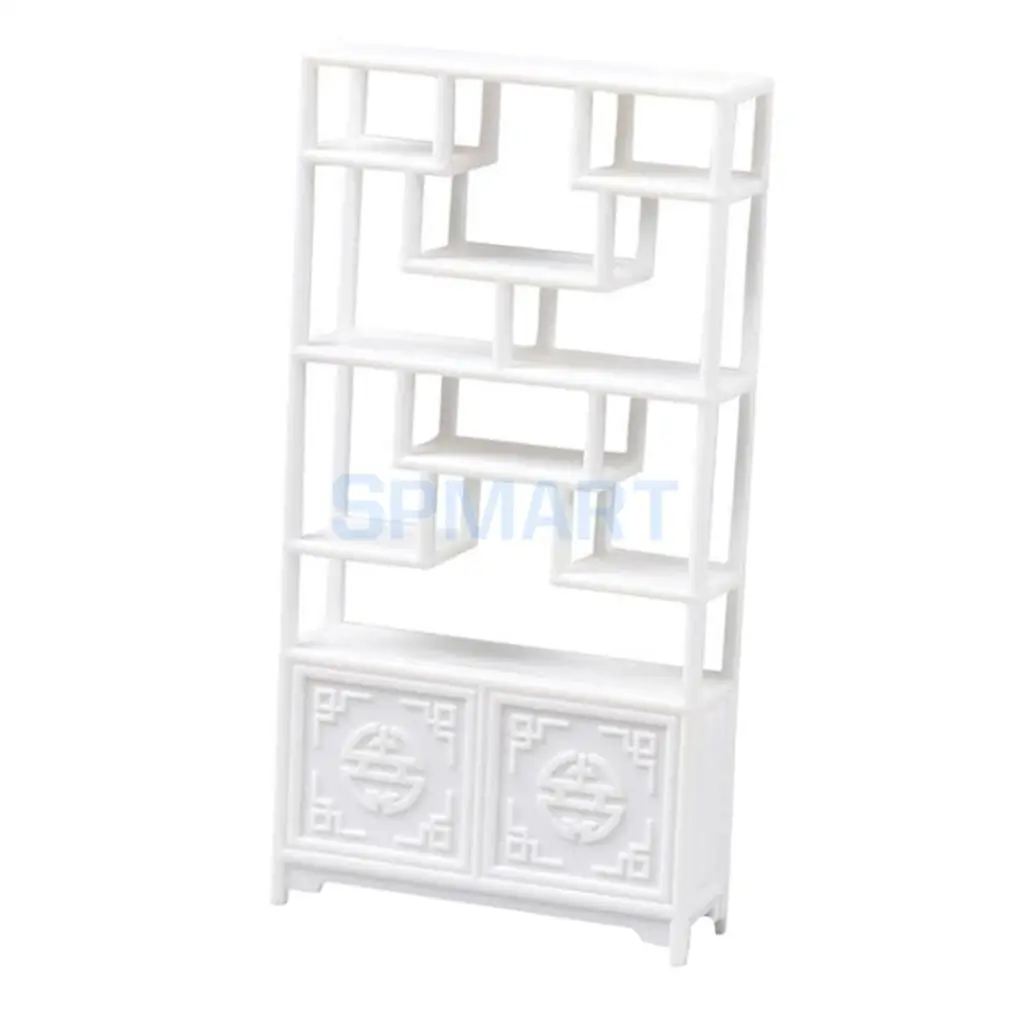 Home Furniture DIY Scenery 1/25 Scale Rack Shelf Shelves Plastic Mini Scene