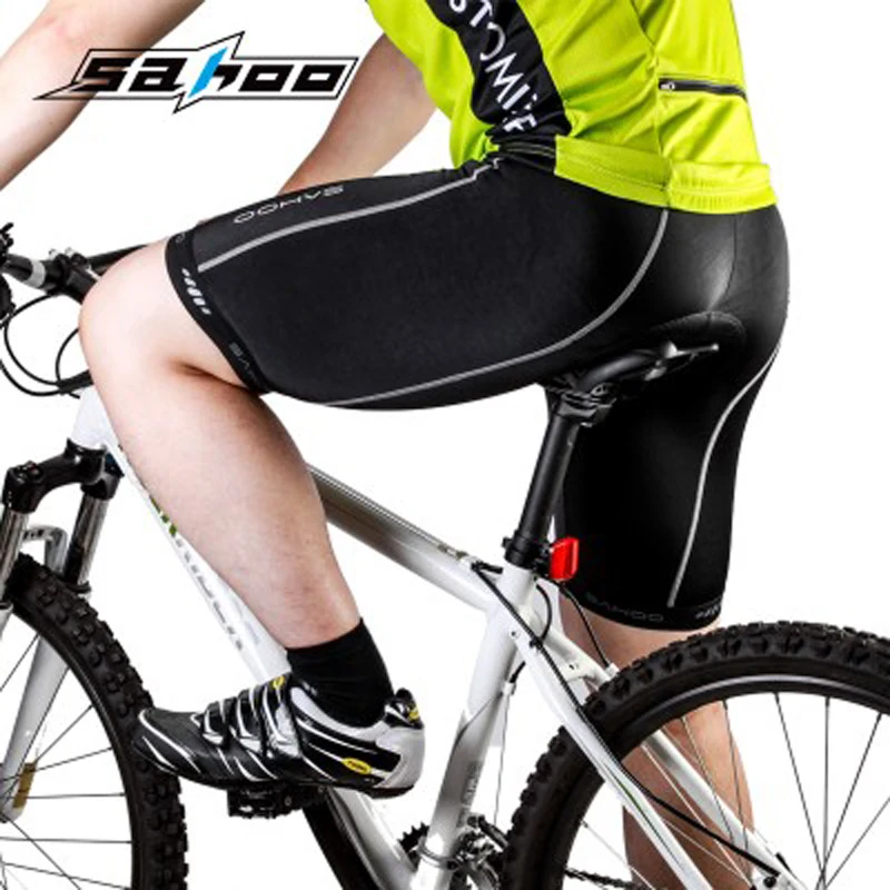 SAHOO Brand New Men Cycling Shorts 3D Padded Gel Riding Bike Cycling Underwear Riding Equipment