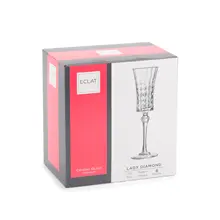 Набор бокалов ECLAT CDA PARIS для шампанского "ЛЕДИ ДАЙМОНД" 150 мл 6 шт