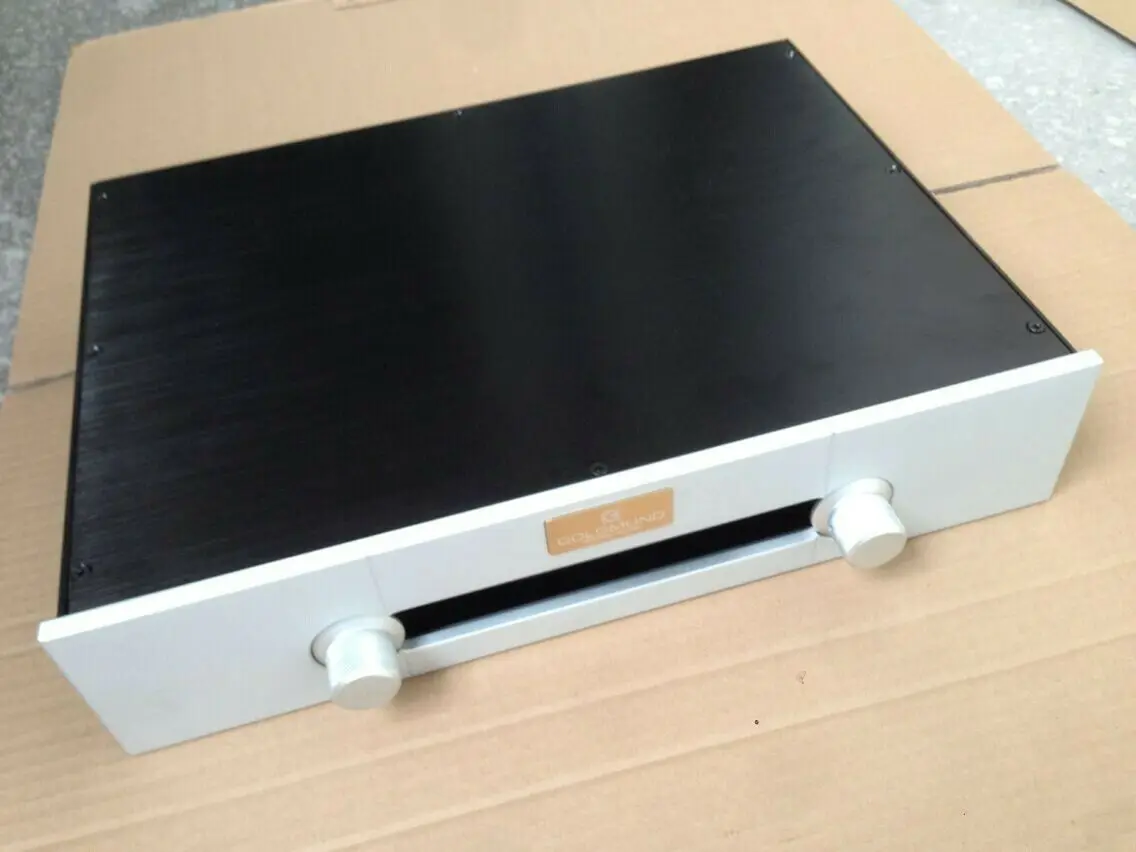 

GZLOZONE DIY Full Aluminum Enclosure Case / Preamp/ Amp Chassis Box 430*90*360mm L14-30