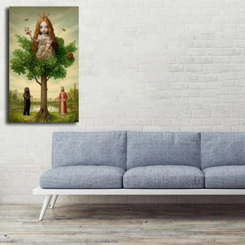

Mark Ryden The Tree Show Canvas Posters Prints Wall Art Painting Decorative Picture Modern Home Decoration Accessories Framework