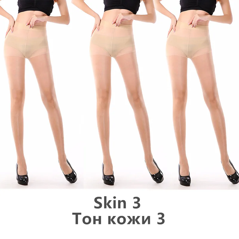 Новинка 15D сексуальные женские графеновые колготки, устойчивые к разрывам женские колготки, ультратонкие нейлоновые колготки, эластичные женские чулки - Цвет: Skin3