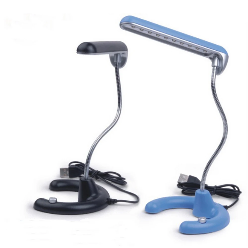 Flexible Switch Table Lamp Mini LED Light Brightness Eye Protective