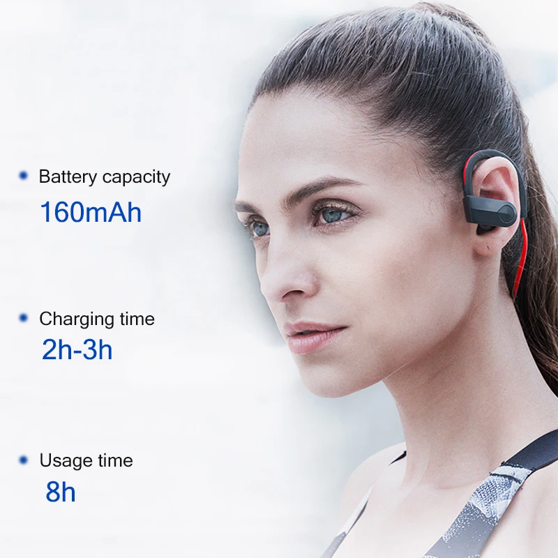 Wireless bluetooth Headphones Earphone sport earphone sweatproof Headset Stereo blutooth Headphone with MIC for phone