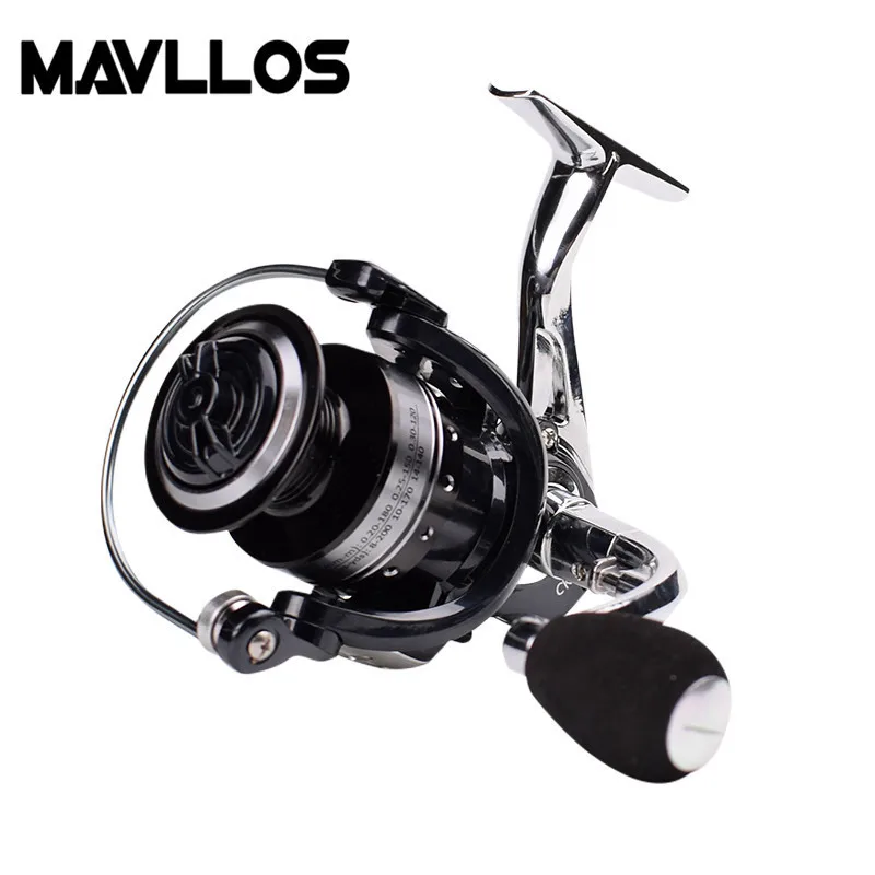 

Mavllos Free Shipping Carp Fishing Reel 13BB Speed Ratio 5.0:1 Foldable EVA Handle High Quality Saltwater Spinning Reel