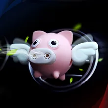 Автомобильный аромадиффузор с запахом, встряхиванием крыльев, ангел, поросенок, автомобильный освежитель воздуха, ароматизатор, авто Декор, игрушки в автомобиле, аксессуары для интерьера