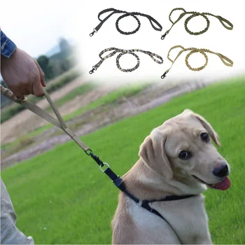 

Pet Military Lead Belt Training Running Leash Army Tactical Dog Leash Dogs Elastic Pet Leading Rope for Training