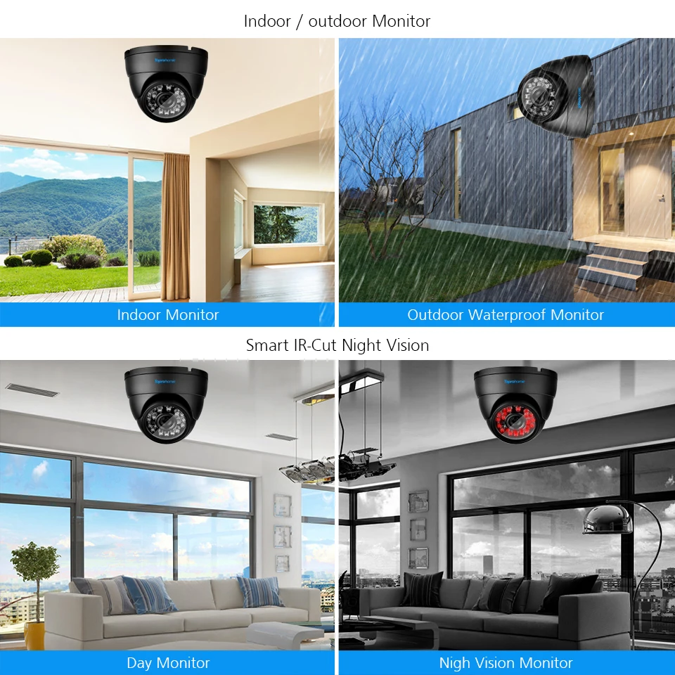 16CH 4MP DVR Регистраторы 16 шт. супер 2048x1536 3MP IP66 металла/на открытом воздухе Камера
