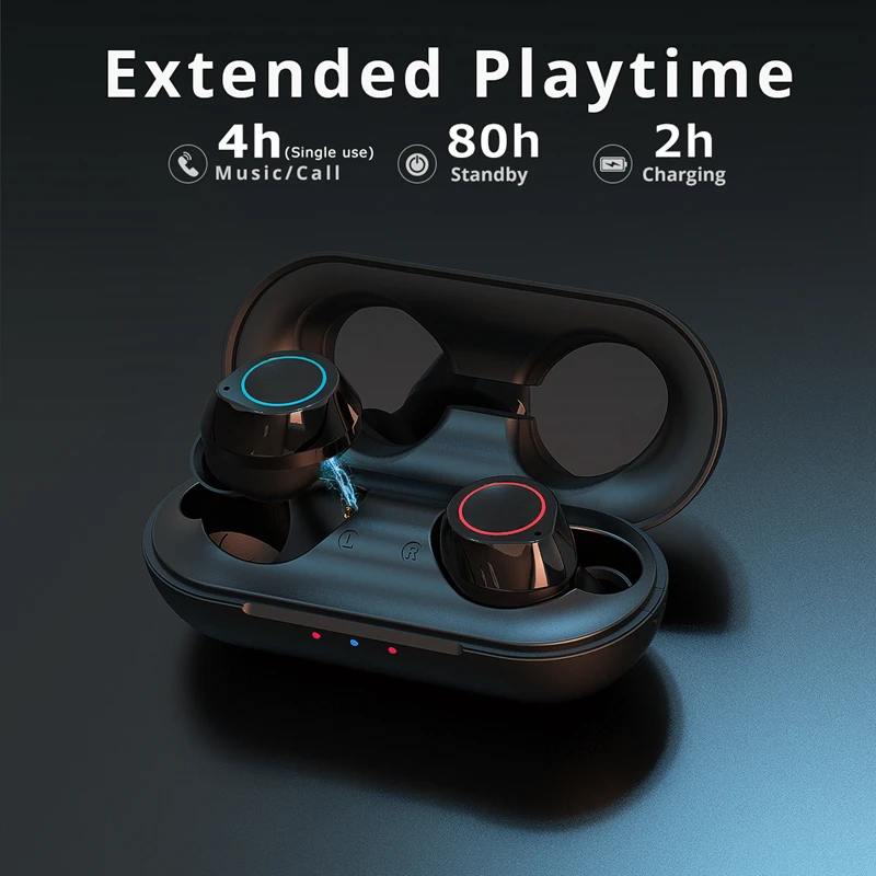 Langsdom T20 беспроводные наушники Bluetooth для телефона спортивные настоящие стерео