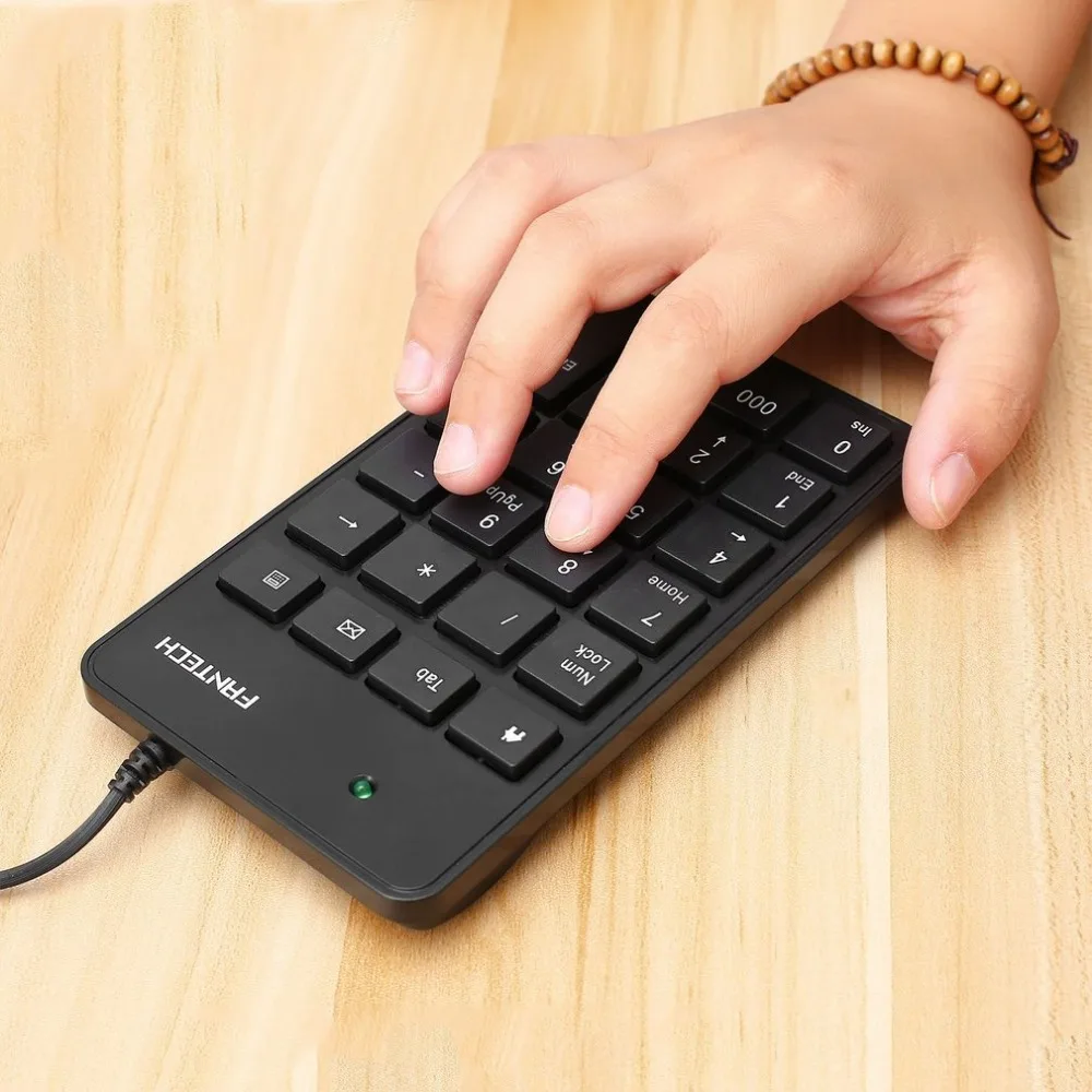 

Mini 23-Keys USB Number Pad Keypad Portable Numeric Keyboard For Laptop Notebook FTK-801 Eletronic Accessories