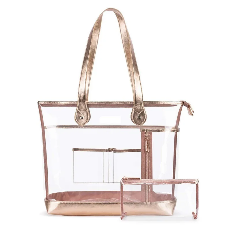 

Sac Transparent Bag Women Handbags Sac A Main Beach Bag Waterproof Pvc Jelly Bag Bolsa Feminina Composite Bag Bolsos Mujer Kkln