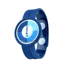 100 шт. бесконтактные 13,56 МГц RFID силиконовые браслеты Регулируемые прочные ПВХ RFID браслеты с чипами F08 для контроля доступа