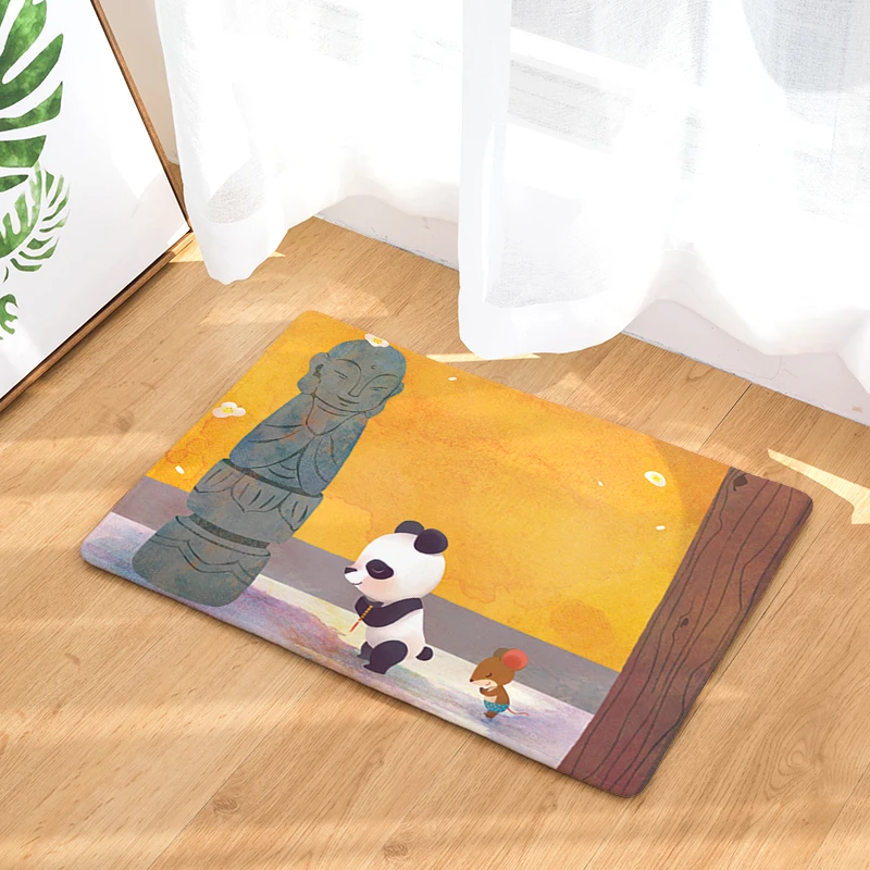 New Arrive 40*60cm Entrance Door Mats Cartoon Carpets Children Bedroom