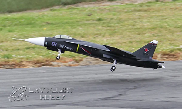 

SkyFlight remote control plane model twin 70mm 12 blades metal EDF SU47 SU-47 PNP upgrade