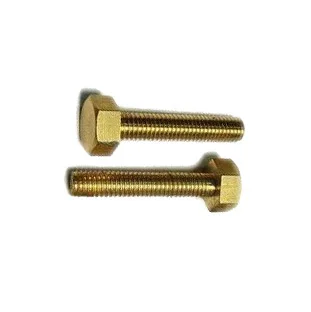 

Wkooa M8 x 50 Brass Hex bolt DIN933 50 pieces