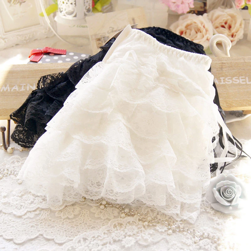 Сексуальные кружевные шорты в японском стиле для женщин и девочек облегающие с