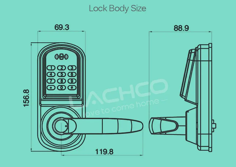 LACHCO электронный дверной замок пароль, 2 карты, 2 ключа умная блокировка цифровой клавиатуры без ключа Интеллектуальный вход атласный никель L16071BS