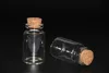 100pcs 30*50mm Clear Glass Bottle Vials Empty Sample Jars with Cork Stopper Message Vial Weddings Wish Bottle Home Storage Box 1