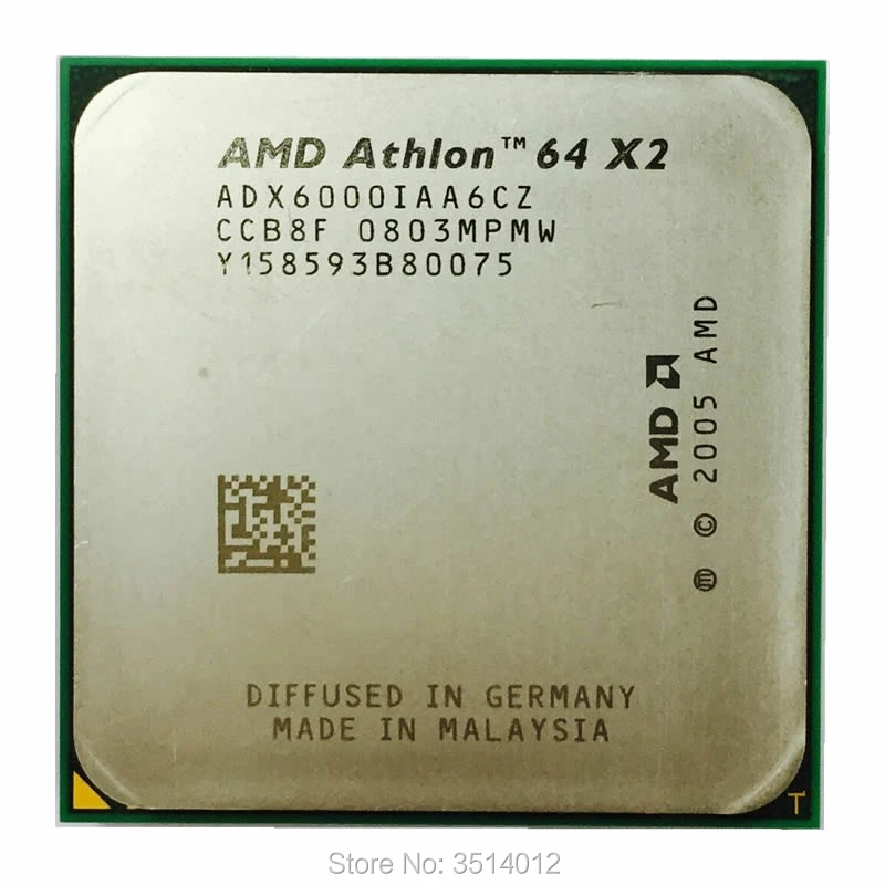 Amd Athlon 64 X2 6000 6000 3 Ghz Dual Core Cpu Processor Adx6000iaa6cz Socket Am2 Athlon 64 X2 Athlon 64 X2 6000cpu Processor Aliexpress