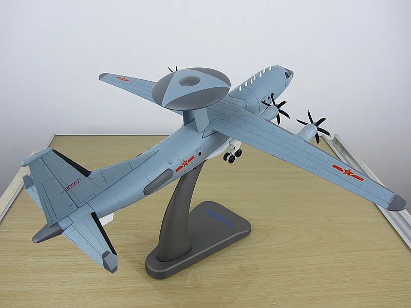 1/100 весы военная модель игрушки kongjing KJ-500 радиолокационного Airborne Предупреждение самолета литой металлический самолет модель игрушка для