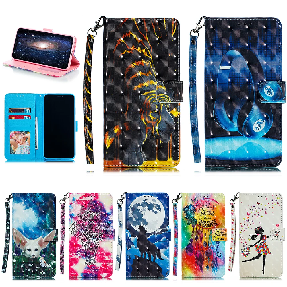 

Multi-purpose Wallet Stand Holder PU Leather Bag Flip Phone Case for Samsung J330 J3Pro J4Plus J4Core US EU Ver