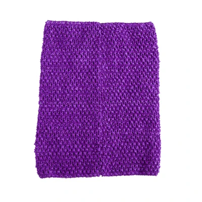 Purple 16 дюймов, размер для взрослых, Вязаный топ-пачка, топ, 14x16 дюймов, для девочек и женщин, пачка - Цвет: Purple