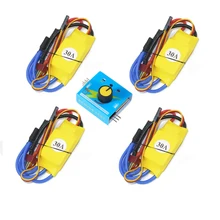 4pcs 30A XXD Brushless ESC Controlador de Velocidade RC ESC + Multi Servo Tester 3CH 4.8-6V CCPM Mestre Checker para F450 Multicopter