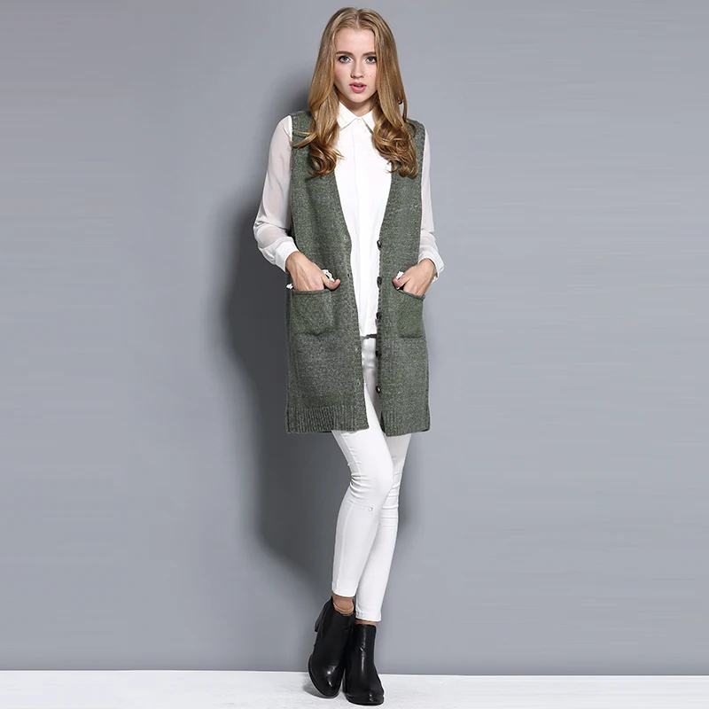 cardigan vest long