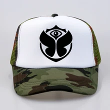 Модная летняя повседневная бейсболка шапка мужская женская с принтом TomorrowLand бейсболка Высокого Качества Бейсболка Кепка Дальнобойщика с сеткой