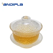 180 мл креативные термостойкие Хрустальные стеклянные Gaiwan домашние чайные пиалы с блюдцем комплект крышек Puer Tieguanyin чайный горшок посуда для подарков